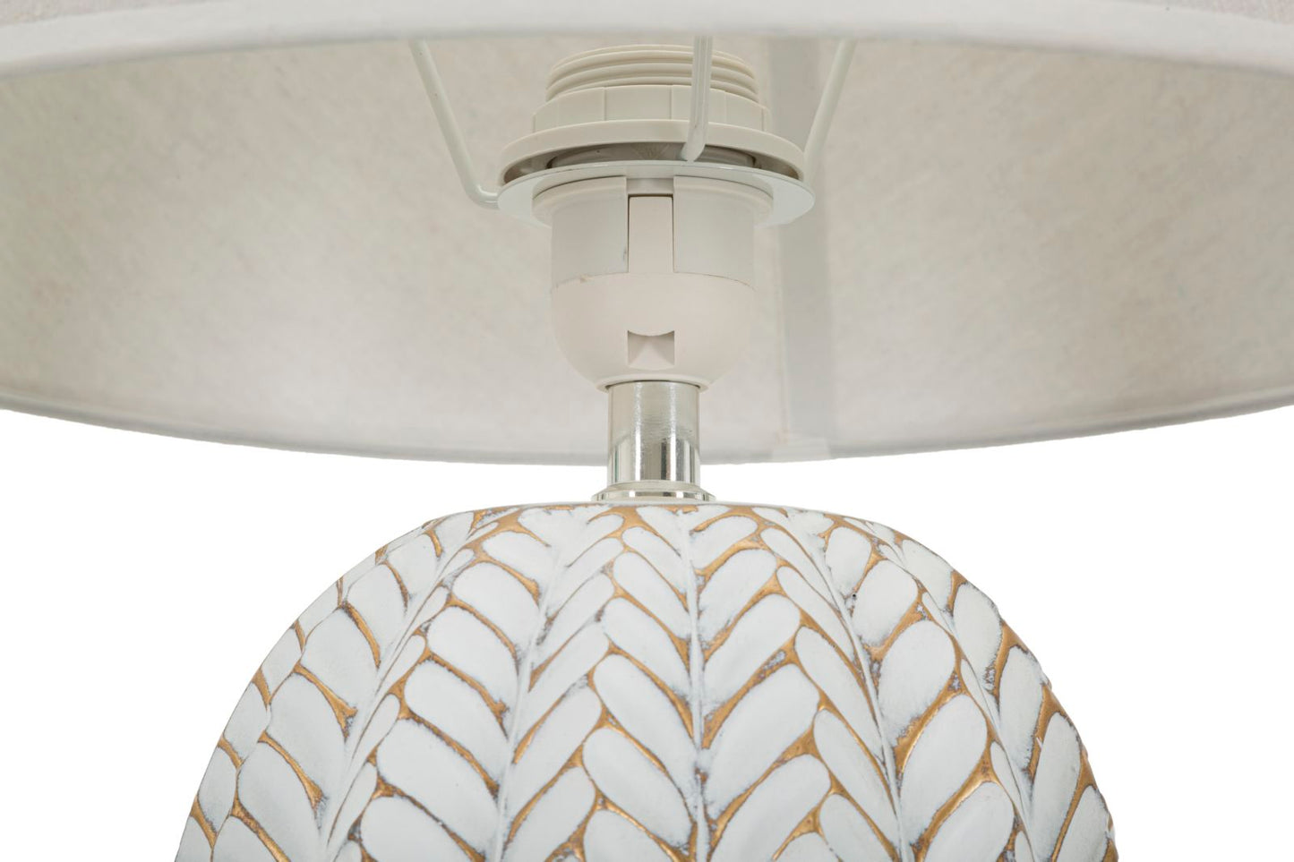 LAMPADA DA TAVOLO RESINA LEAF CM Ø 35X65