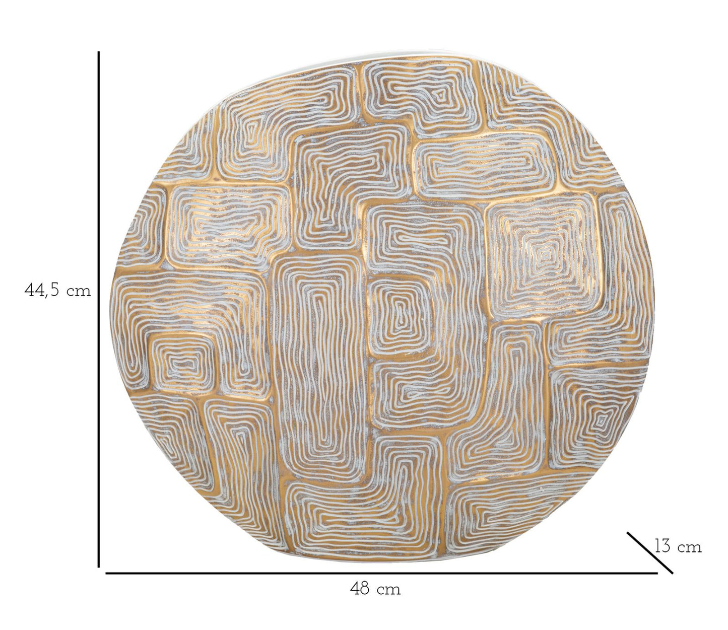 VASO RESINA ECLIPS CM 48X13X44,5