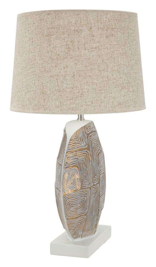 LAMPADA DA TAVOLO RESINA ECLIPS CM Ø 38X64