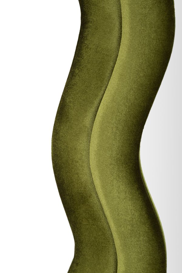 SPECCHIO DA MURO  MIKI VELLUTO VERDE CM 60X4X160
