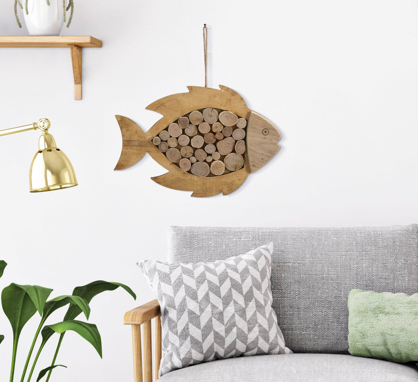 PESCE DA APPENDERE NATURE CM 42,5X2X28,5