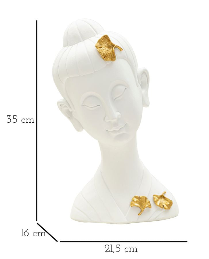 TESTA BUDDHA -A- CM 21,5X16X35