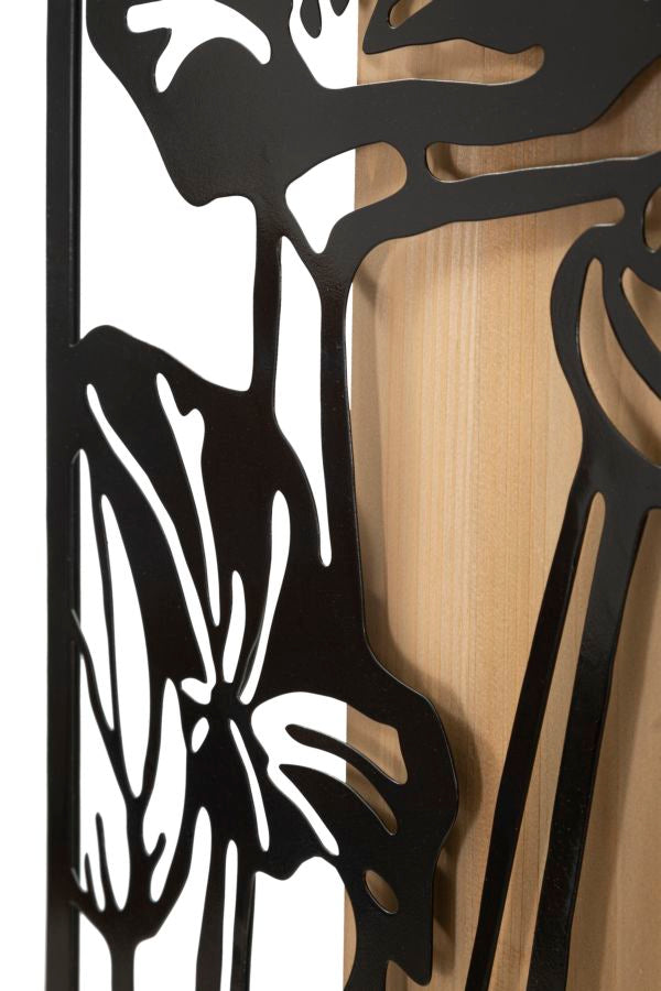 PANNELLO DA MURO LOTUS FERRO E WOOD CM 60X2X90