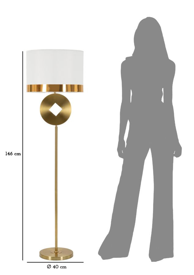 LAMPADA DA TERRA COIN CM Ø 40X151