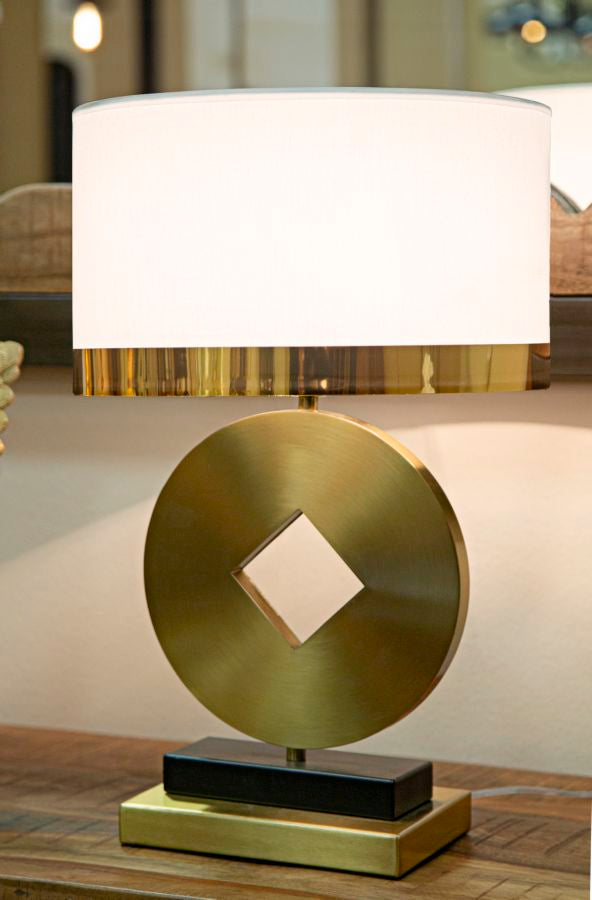 LAMPADA DA TAVOLO COIN Ø 30X53