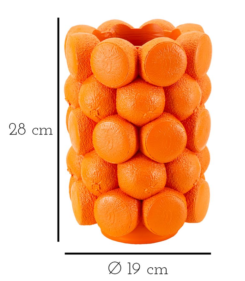VASO ORANGE CM Ø 19X28