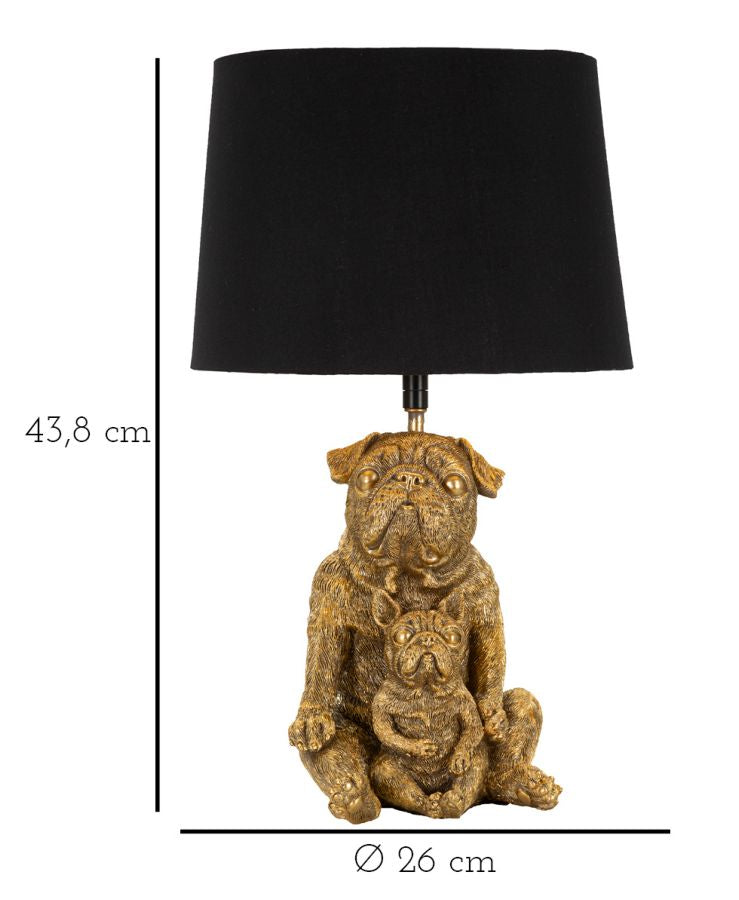 LAMPADA DA TAVOLO DOG CM Ø 26X43,8