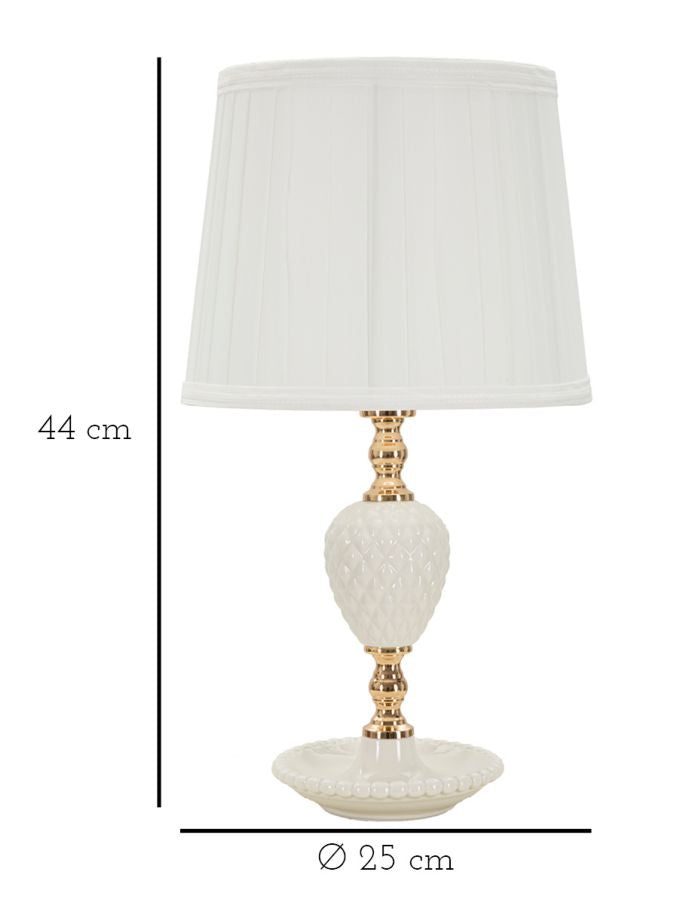 LAMPADA DA COMODINO TORRE ANNUNZIATA CM Ø 25X44