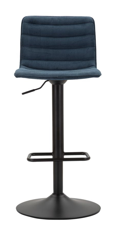 SGABELLO BAR HIGH NAVY CM 43X49,5X85,5-107(SEDUTA CM 61-82,5) SET 2PCS