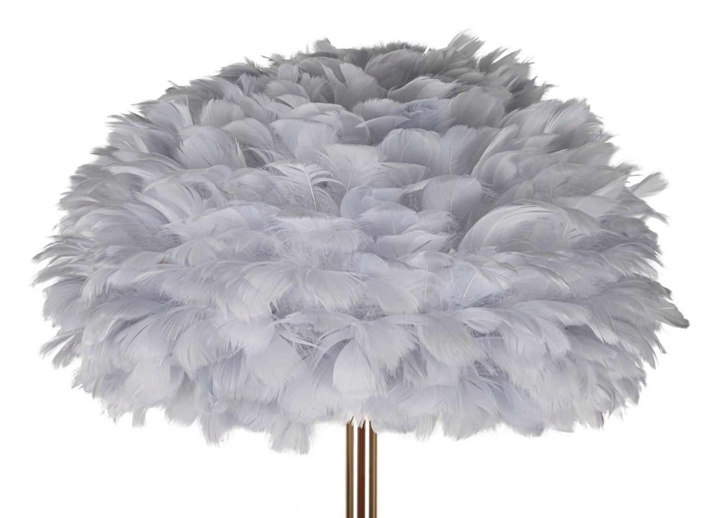 LAMPADA DA TERRA FEATHERS SLIM GRIGIA CM Ø 43X170