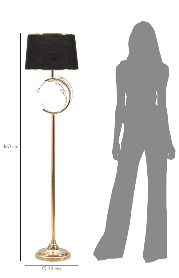 LAMPADA DA TERRA BRUXELLES CM Ø 38X160