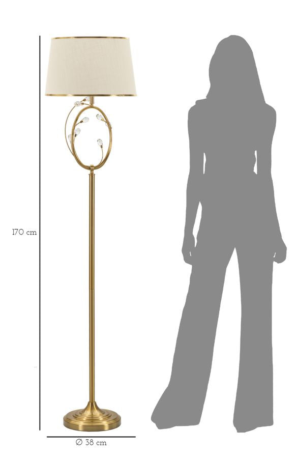 LAMPADA DA TERRA VERSAILLES CM Ø 38X170