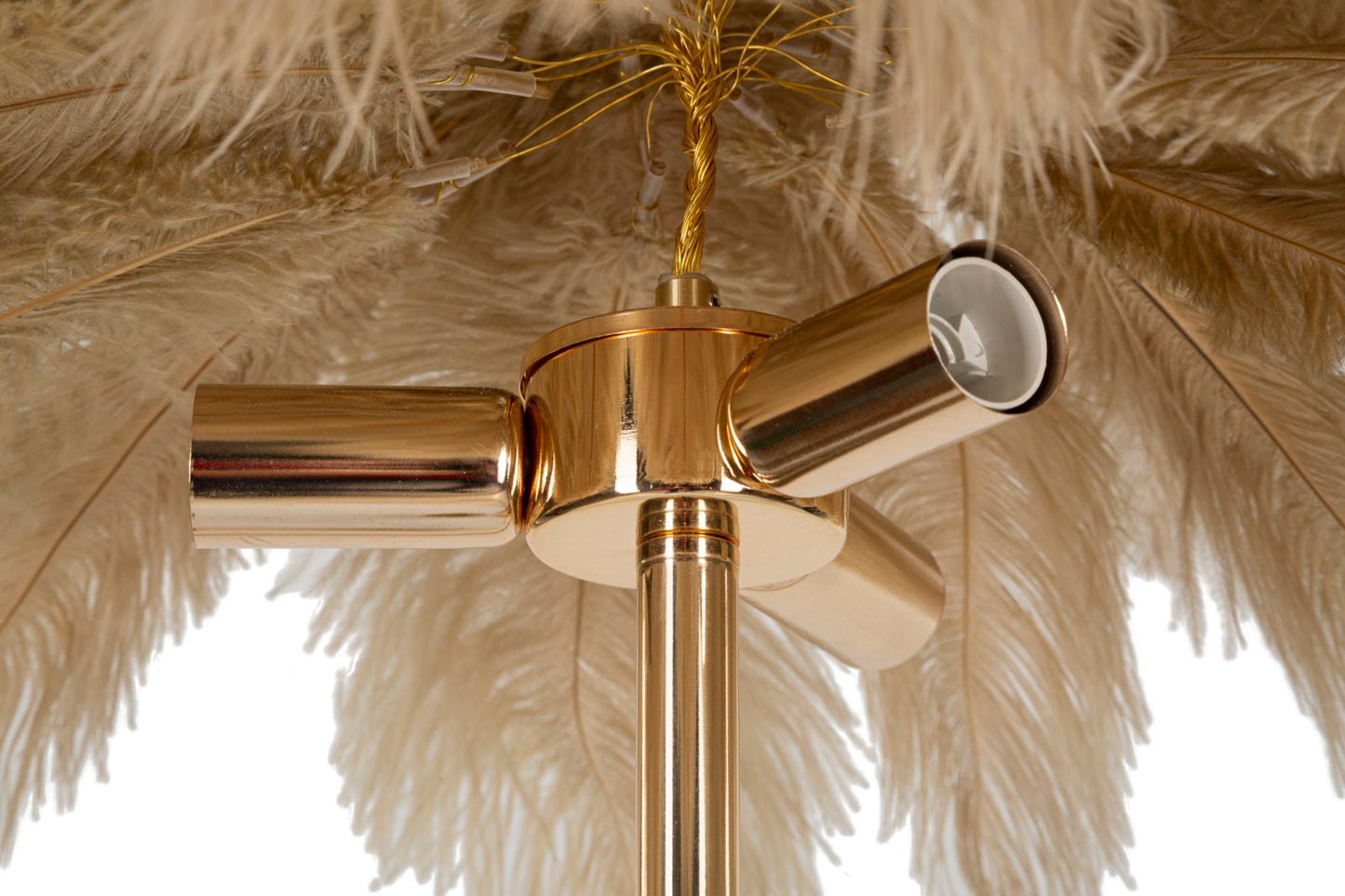 LAMPADA DA TERRA PALM CAMMELLO CM Ø 55X160