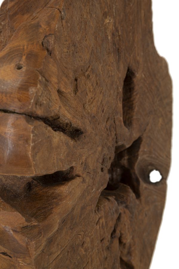 LAMPADA KEPALA IN TEAK RICICLATO CM 35X69 (PEZZI UNICI - NON RIP. IN SERIE)