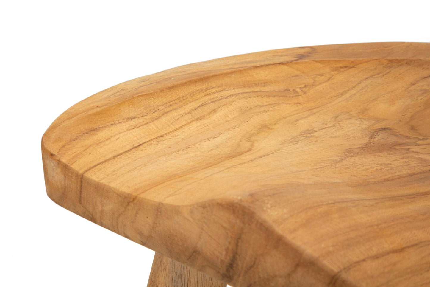 SGABELLO SEL IN TEAK RICICLATO CM 40X32X42 (PEZZI UNICI - NON RIP. IN SERIE)
