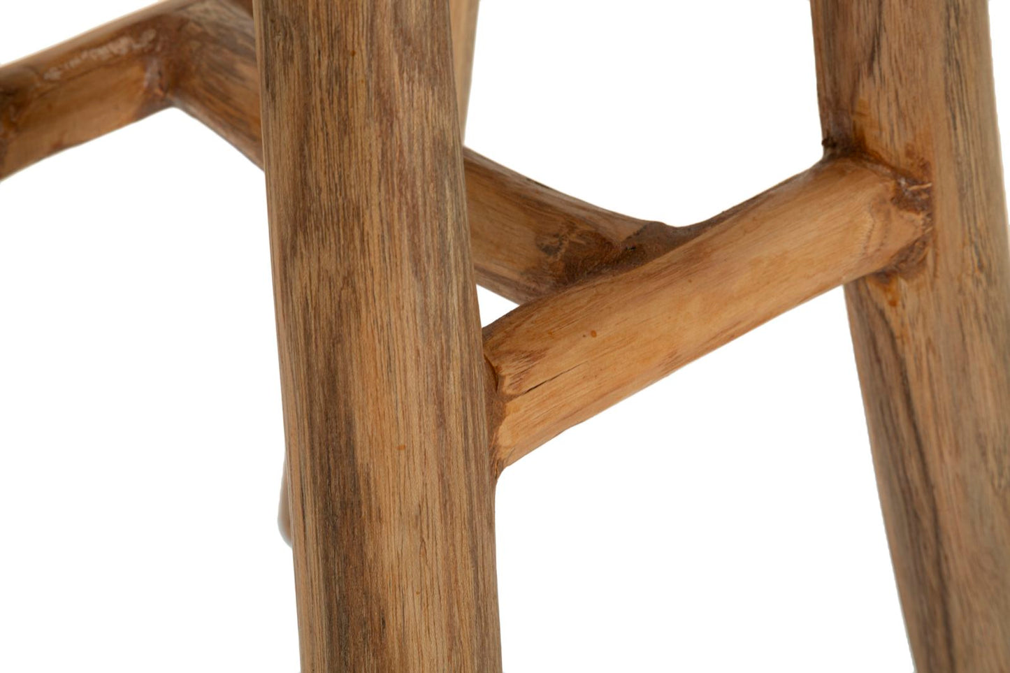 SGABELLO SEL SLIM IN TEAK RIC. CM 35X30X42 (PEZZI UNICI - NON RIP. IN SERIE)