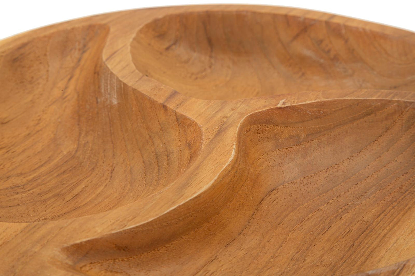 S/TASCHE 3 PARTI IN TEAK RIC. CM Ø 25,5X3  (PEZZI UNICI - NON RIP. IN SERIE)