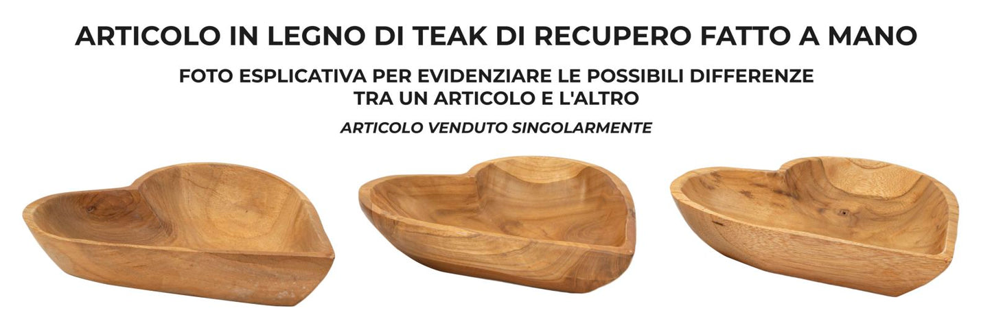 S/TASCHE KIHA IN TEAK RIC. CM 18X22X4,5  (PEZZI UNICI - NON RIP. IN SERIE)