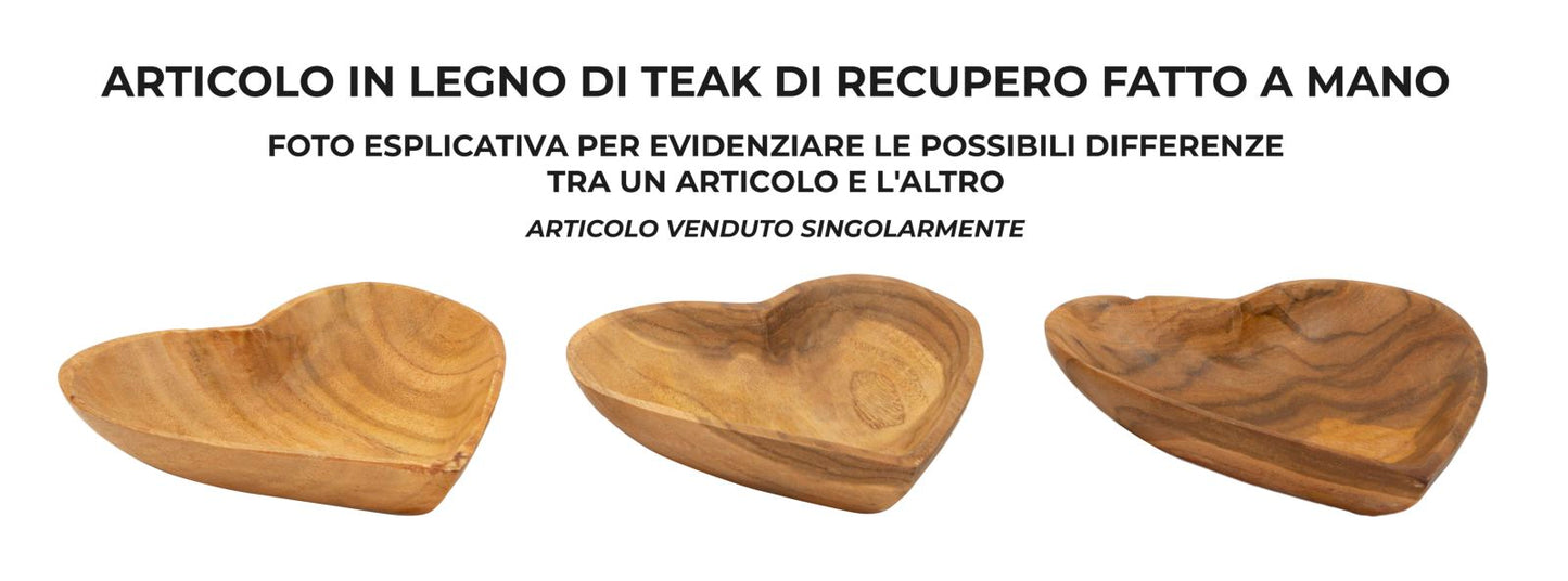 S/TASCHE KIHA IN TEAK RIC. CM 15X17X3,5 (PEZZI UNICI - NON RIP. IN SERIE)