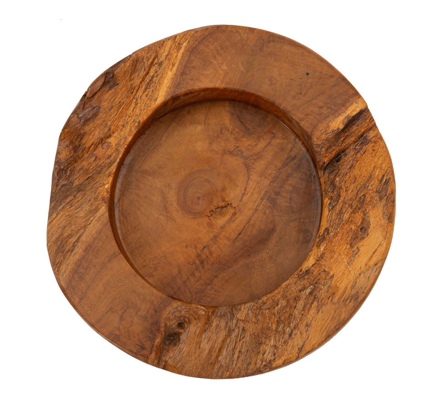 S/TASCHE ERUSI PLUS IN TEAK RIC.CM Ø 21X6 (PEZZI UNICI - NON RIP. IN SERIE)