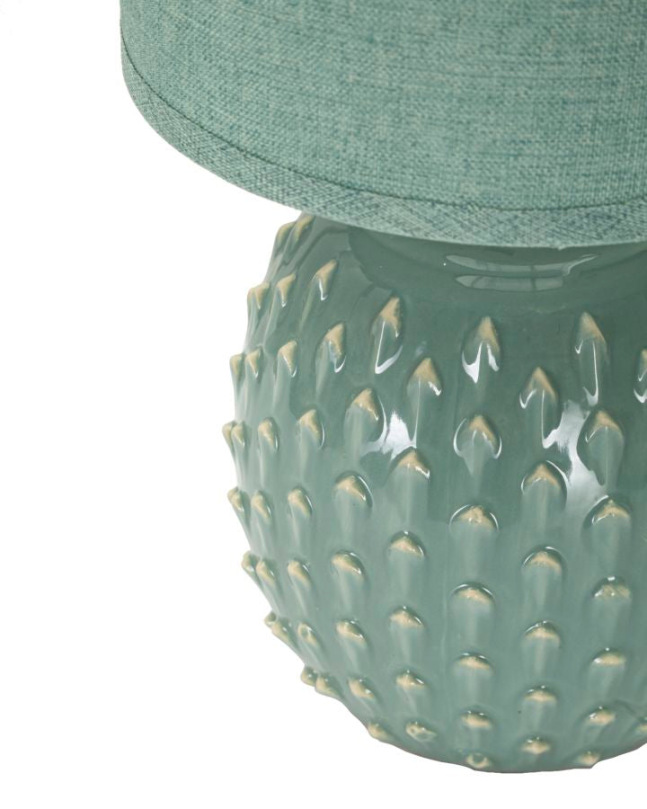 LAMPADA DA COMODINO PONTUS TURCHESE CM Ø 14X27