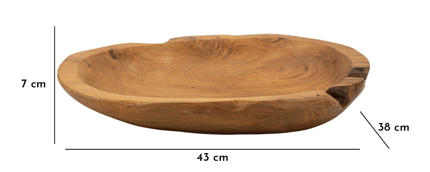 S/TASCHE TIPISAN IN TEAK RIC. CM 43X38X7 (PEZZI UNICI - NON RIP. IN SERIE)