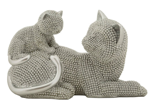 GATTO SPARKY CON CUCCIOLO CM 19X9X13