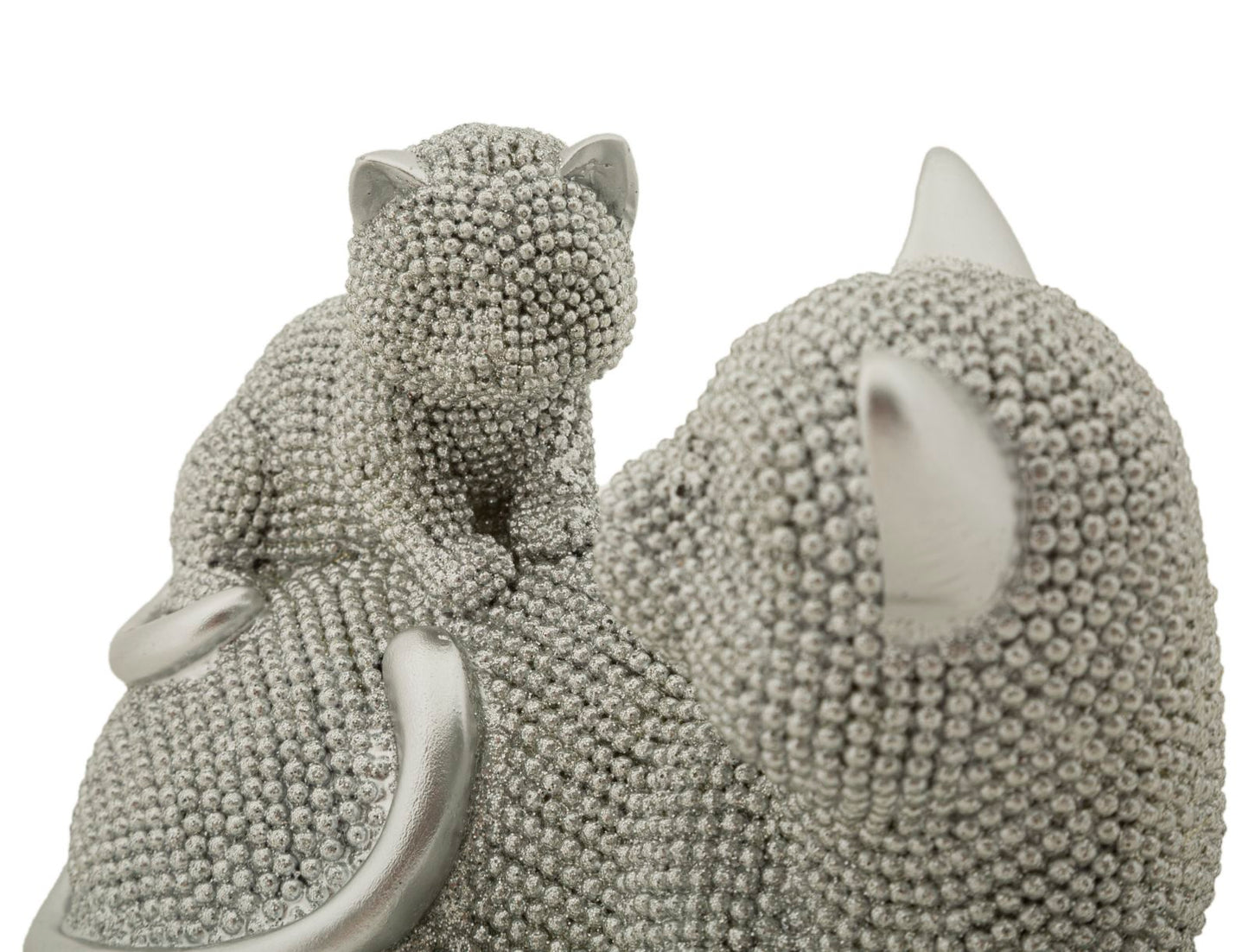 GATTO SPARKY CON CUCCIOLO CM 19X9X13
