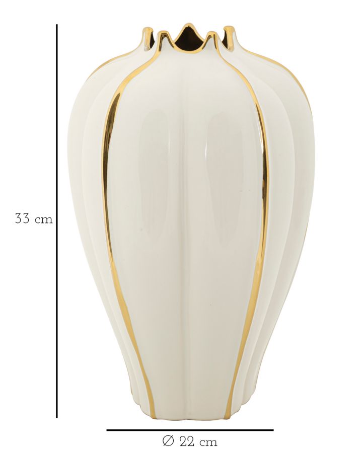 VASO CERAMICA POTTER CM Ø 21X40