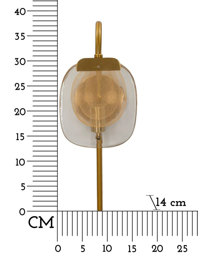 LAMPADA DA MURO SOFTY CM 15X14X38