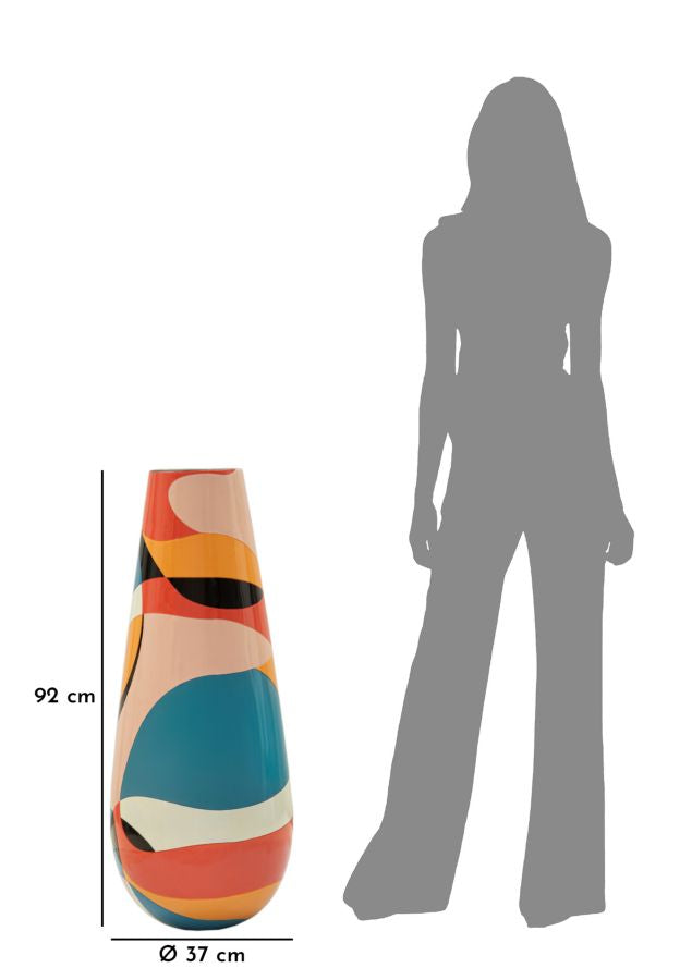 VASO RUBIC TALL CM Ø 37X92