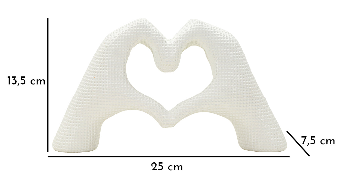 SCULTURA LOVER WHITE CM 25X7,5X13,5