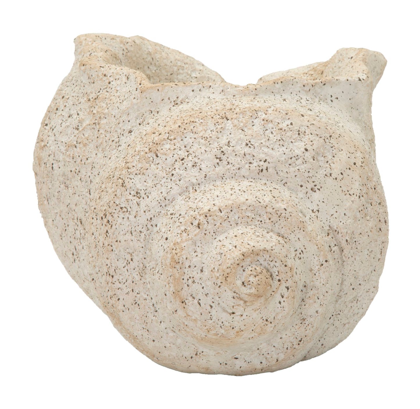 VASO SHELL SAND -B- CM 35X23X18 (APERTURA CM Ø 17X14)
