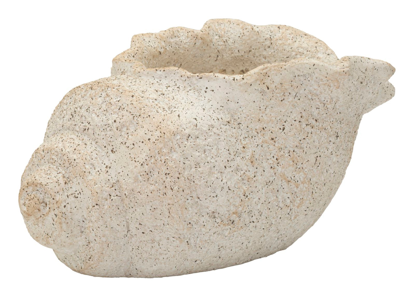 VASO SHELL SAND -B- CM 35X23X18 (APERTURA CM Ø 17X14)