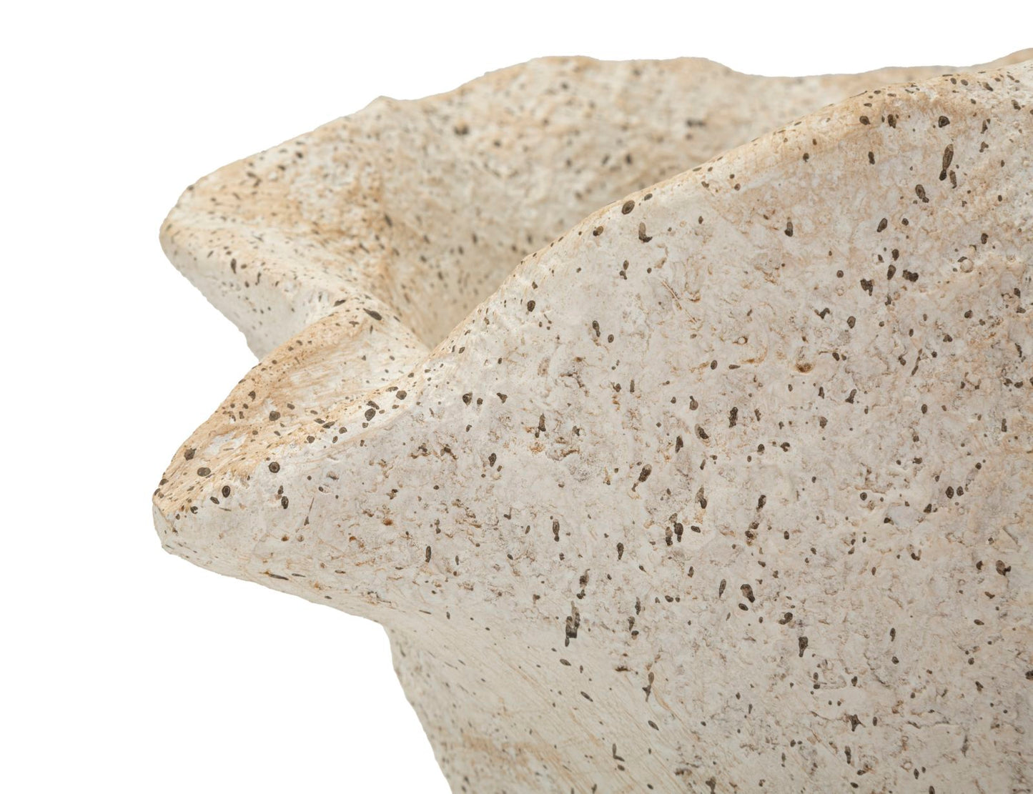 VASO SHELL SAND -B- CM 35X23X18 (APERTURA CM Ø 17X14)