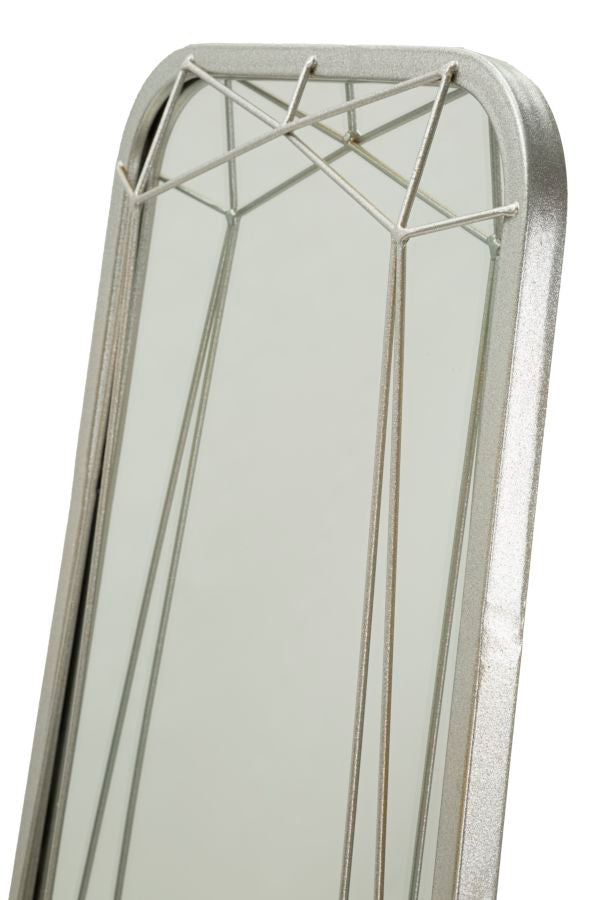 SPECCHIO DA TERRA SILVER CM 46X2-57X153 (MISURA SPECCHIO CM 43X150)