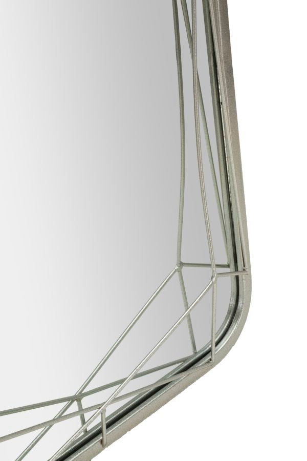 SPECCHIO DA TERRA SILVER CM 46X2-57X153 (MISURA SPECCHIO CM 43X150)