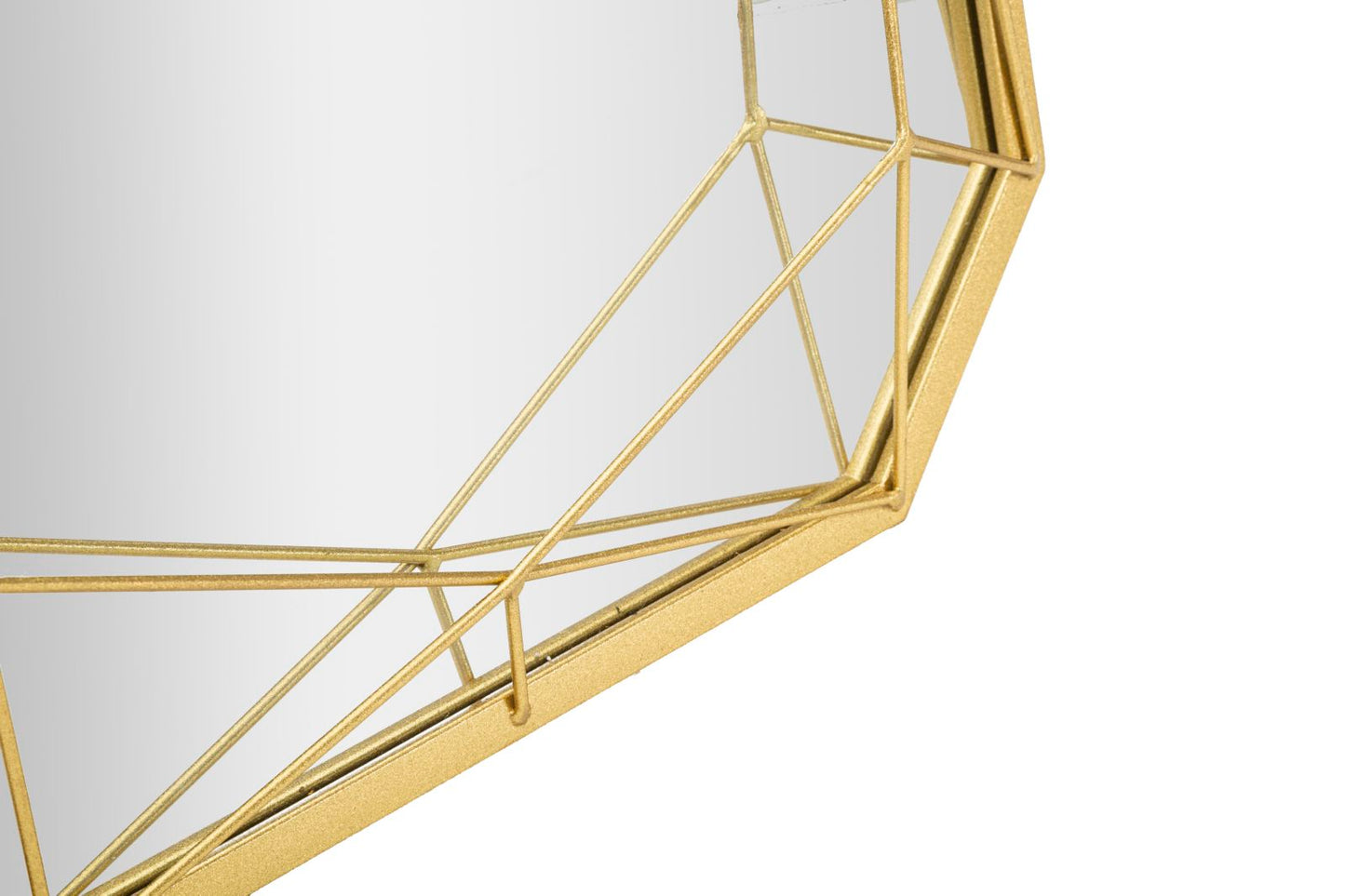 SPECCHIO DA TERRA GOLD CM 46X2-54X153 (MISURA SPECCHIO CM 43X150)