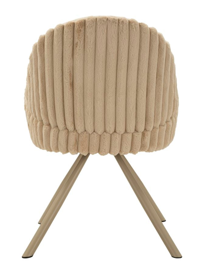 SEDIA STOCCOLMA -A- CREMA SET 2 PZ 58x53x85H cm