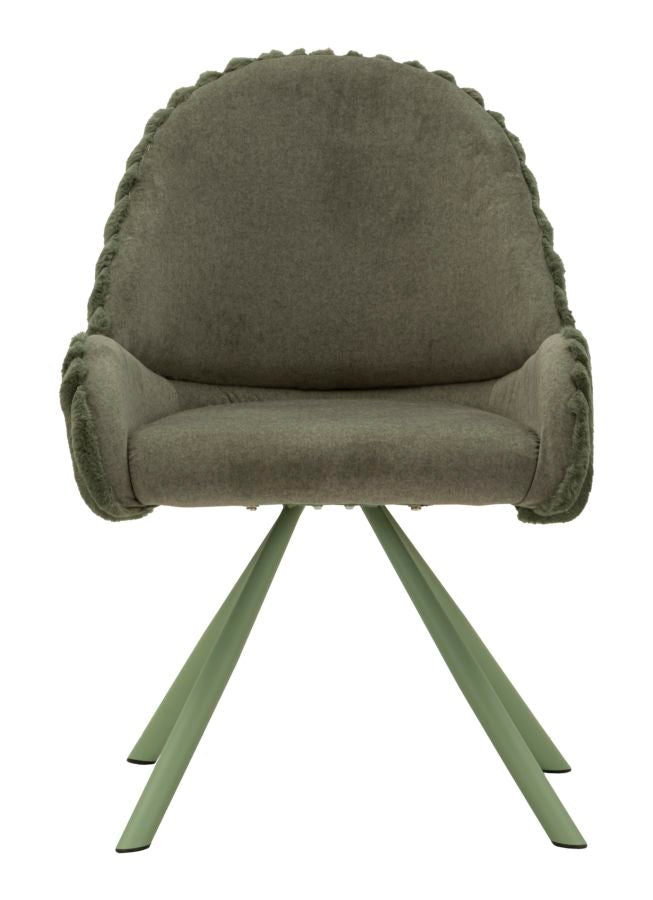 SEDIA STOCCOLMA -A- VERDE SET 2 PZ 58x53x8H cm