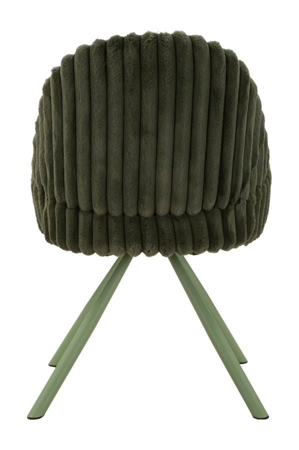 SEDIA STOCCOLMA -A- VERDE SET 2 PZ 58x53x8H cm