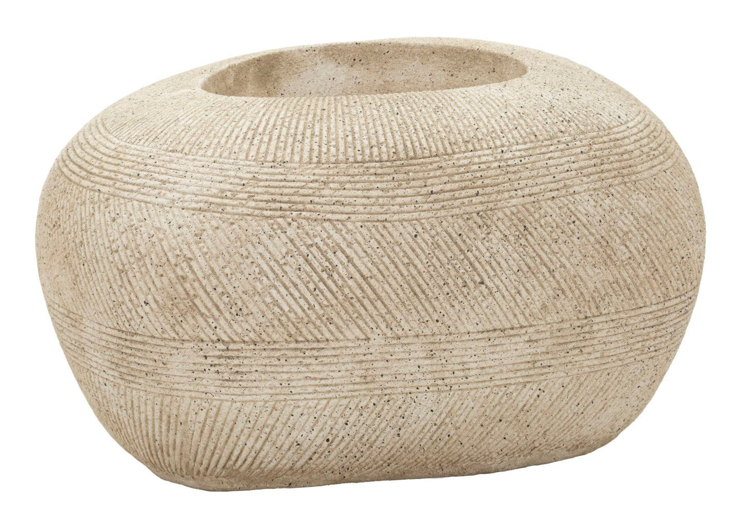 Vaso da esterno effetto pietra Stone  CM 78,5X56X33,5 (APERTURA CM Ø 28)