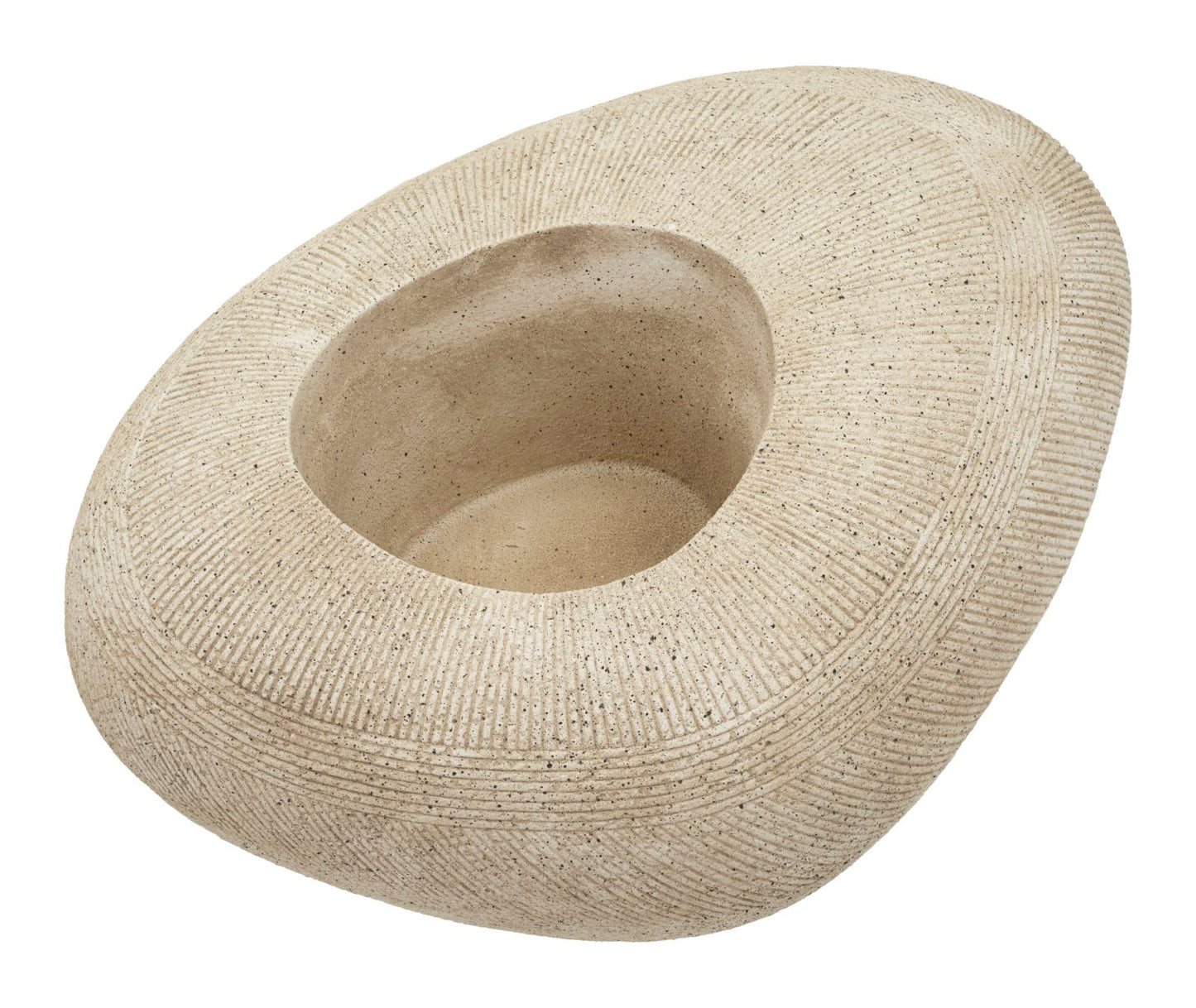 Vaso da esterno effetto pietra Stone  CM 78,5X56X33,5 (APERTURA CM Ø 28)