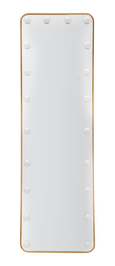 SPECCHIO DA TERRA LED HOLLYWOOD RETT. CM 50X6-45X160 (3 TONALITA' DI LUCI)