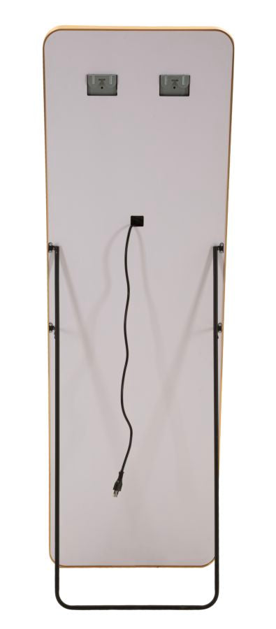 SPECCHIO DA TERRA LED HOLLYWOOD RETT. CM 50X6-45X160 (3 TONALITA' DI LUCI)