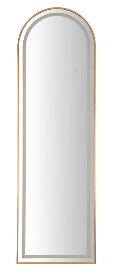 SPECCHIO DA TERRA LED SIMPLE ARCO CM 50X3-38X160 (3 TONALITA' DI LUCE)