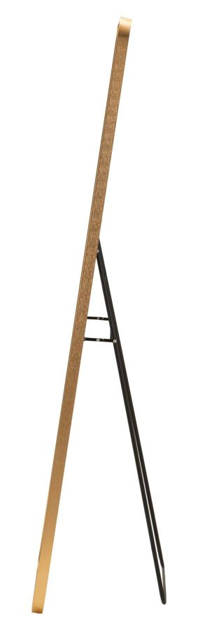 SPECCHIO DA TERRA LED SIMPLE RETT. CM 50X3-38X160 (3 TONALITA' DI LUCE)