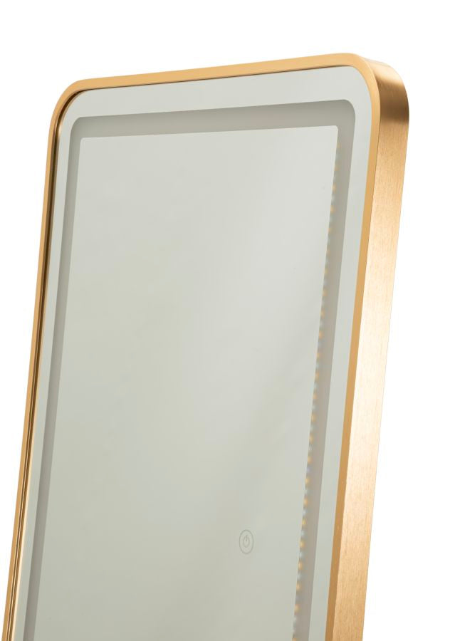 SPECCHIO DA TERRA LED SIMPLE RETT. CM 50X3-38X160 (3 TONALITA' DI LUCE)