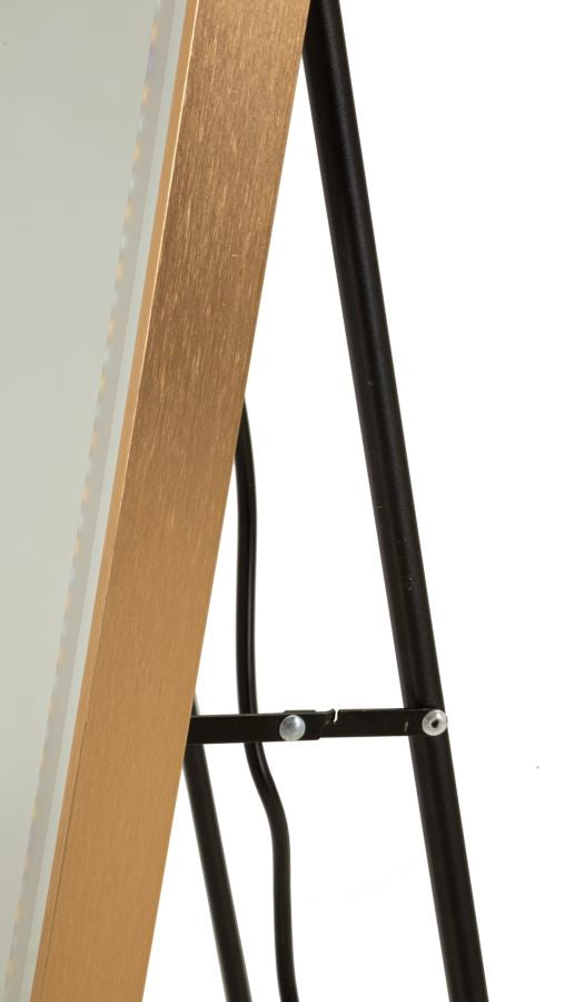 SPECCHIO DA TERRA LED SIMPLE RETT. CM 50X3-38X160 (3 TONALITA' DI LUCE)