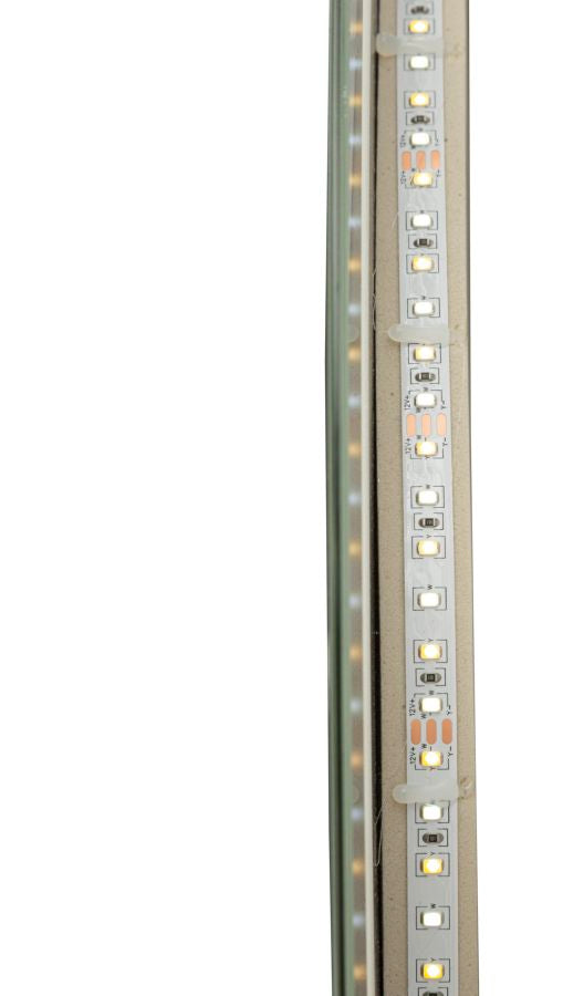 SPECCHIO DA MURO LED SIMPLE OVALE CM 60X3,5X80 (3 TONALITA' DI LUCE)